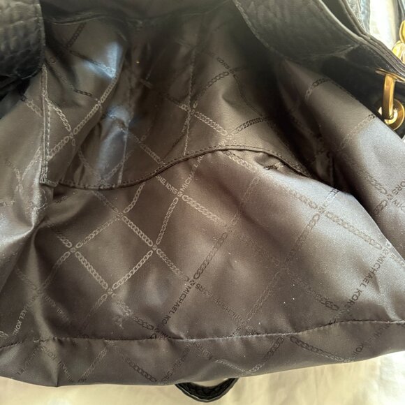 Michael Kors Uptown Astor LEGACY Bag Shoulder Leather Tote Large - Picture 10 of 12